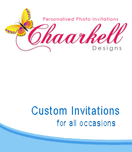 Chaarkell Designs for your print your own party invitations